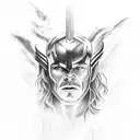 thor tattoo design idea