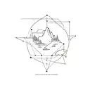 geography inspired design tattoo design idea