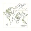 geography tattoo design idea