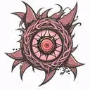 gengar eternal sharingan eye tattoo tattoo design idea