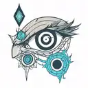 leo eternalsharingan eye symbol integrated astrological sign tattoo design idea