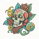 LSD tabs tattoo design idea