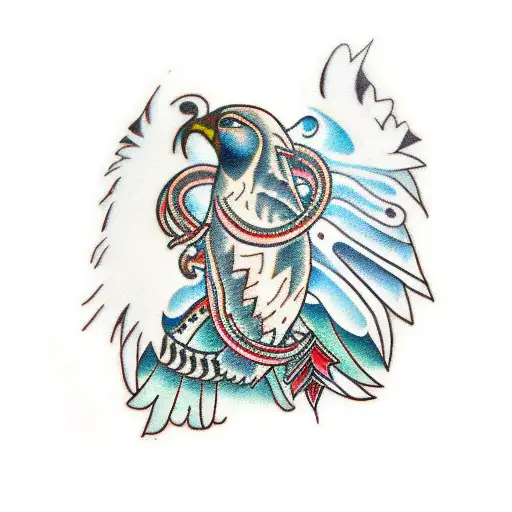 Kea, maori silverfern, new zealand tattoo design idea