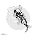 Koi Fish tattoo design idea