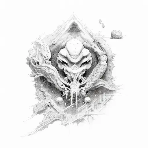 oxygen  tattoo design idea