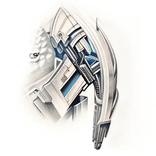 Mass effect garrus tattoo design idea