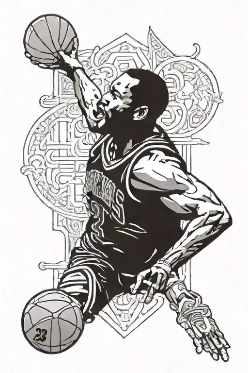 michael jordan tattoo design idea