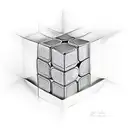 rubik's cube tattoo design idea