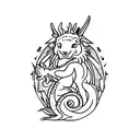 dragon, Taurus, lily of the valley, tiger, Sagittarius, holly, rabbit, Virgo, aster tattoo design idea