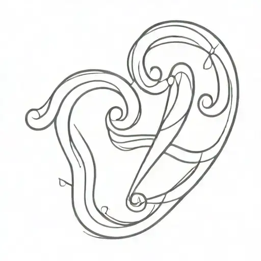 question mark symbol tattoo design idea