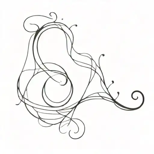 question mark tattoo design idea
