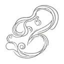 question mark symbol tattoo design idea
