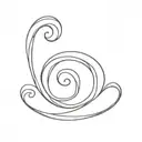 question mark tattoo design idea