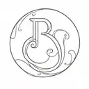 question mark tattoo design idea