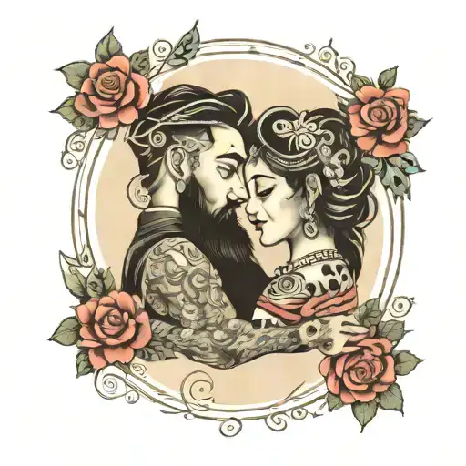 You are the love of my life I am blessed to have you as my wife Manisha tattoo design idea