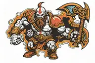 Mars god of war tattoo design idea