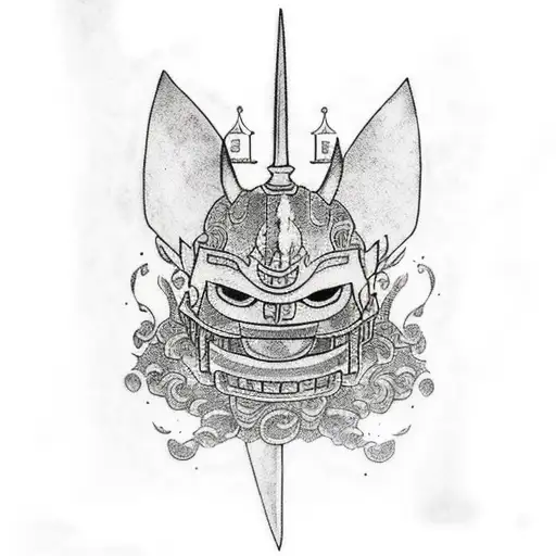 Black Knight tattoo design idea