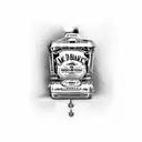 Jack daniels tattoo design idea