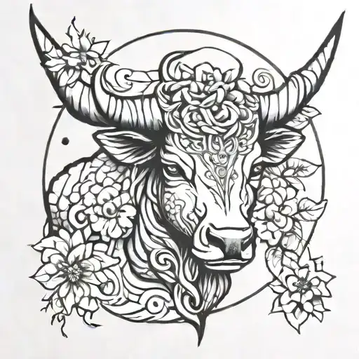 Alicia, Taurus, Bradford tattoo design idea