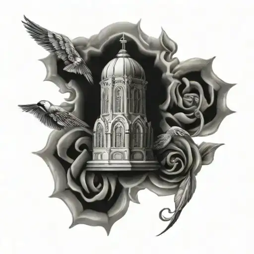 Orthodox Church incorporated tattoo design idea