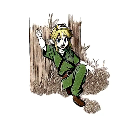 legend of zelda tattoo design idea