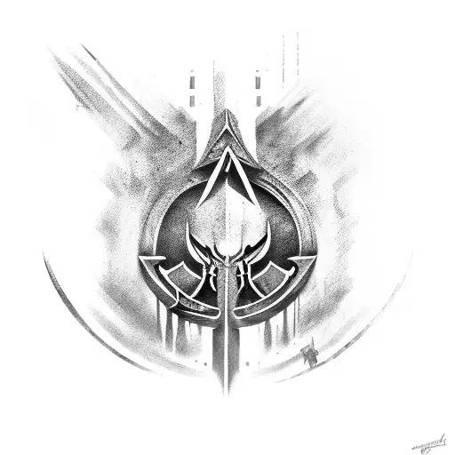 Assassin's Creed logo tattoo design idea