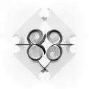 Intricate design of a question mark made up of interconnected puzzle pieces tattoo design idea