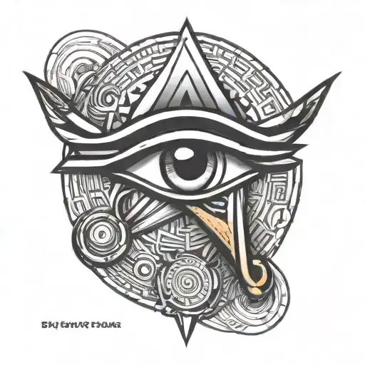 Eye of Horus tattoo design idea