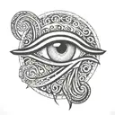 Eye of Horus tattoo design idea