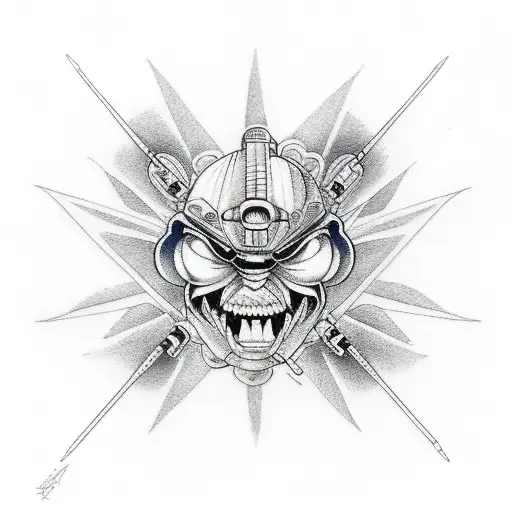 aerospace with anger tattoo design idea