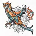 kite tattoo design idea