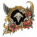 Elden Ring Malenia tattoo design idea