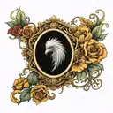 Elden Ring Malenia tattoo design idea