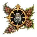 Elden Ring Malenia tattoo design idea