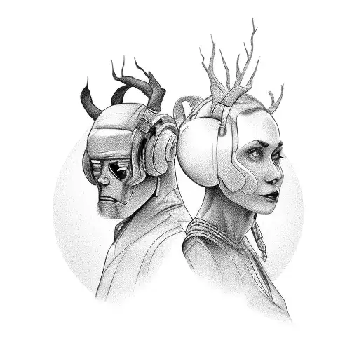 Stace&Jazz Forever tattoo design idea