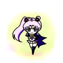 gothic sailor moon tattoo design idea