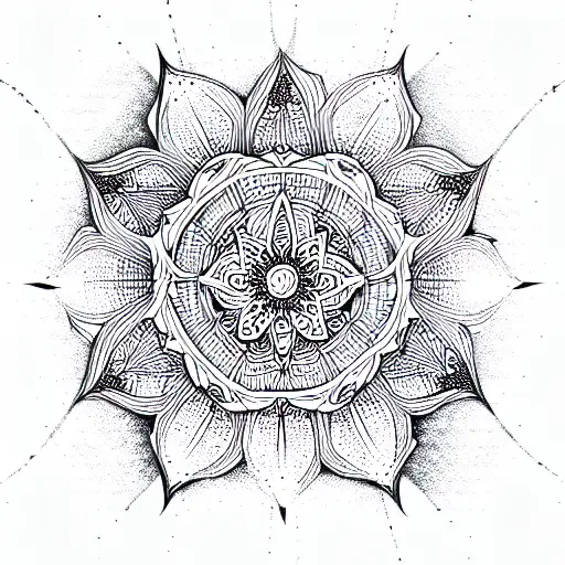 Mandala tattoo design idea