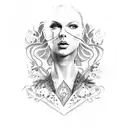"Long Live" Taylor swift lyric  tattoo design idea