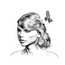 "Long Live" Taylor swift lyric  tattoo design idea