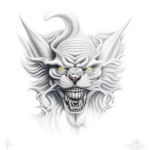 Heaven and Hell Sleve  tattoo design idea