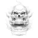 Heaven and Hell Sleve  tattoo design idea