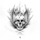 Heaven and Hell Sleve  tattoo design idea
