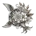 birth flow chart tattoo design idea