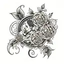 birth flow chart tattoo design idea