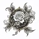 birth flow chart tattoo design idea