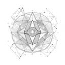 Libra Constellation in Geometric Style: The constellation could be represented with crisp, straight lines and geometric  tattoo design idea