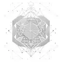 Libra Constellation in Geometric Style: The constellation could be represented with crisp, straight lines and geometric  tattoo design idea