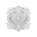 Libra Constellation in Geometric Style: The constellation could be represented with crisp, straight lines and geometric  tattoo design idea