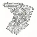 fallout new vegas tattoo design idea