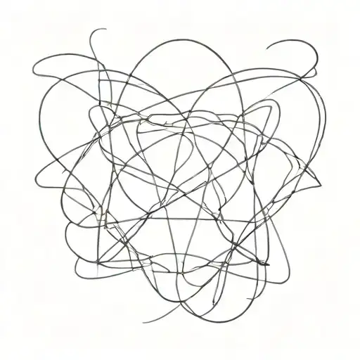 BTS logo intertwined tattoo design idea